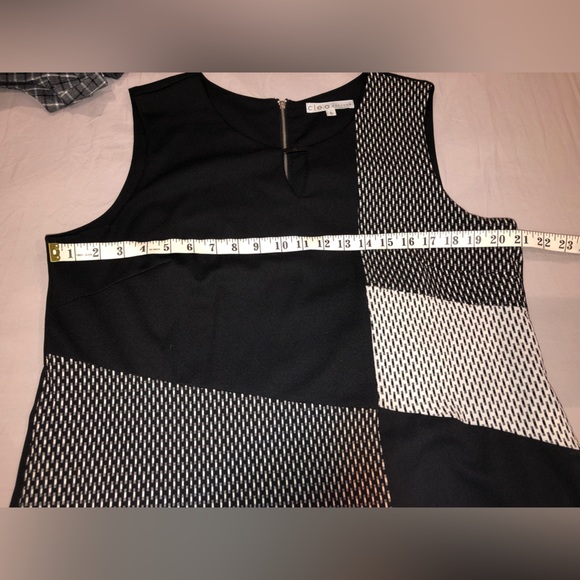 CLEO | Black Jaquard Sheath Dress XL PETITE - Picture 4 of 12